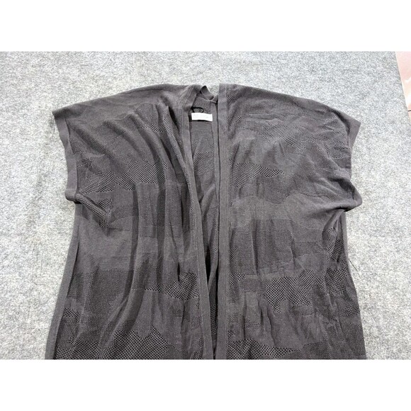 Lululemon Find Your Light Wrap Cotton Poly Silk Mesh Knit Open Front Sweater O/S - Picture 2 of 7